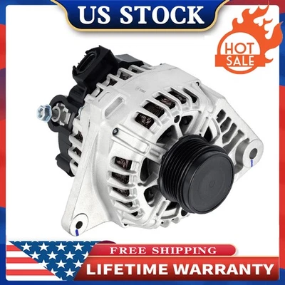 OEM Alternator For 2014-2017 Hyundai Elantra GT 2014-2016  Kia Forte 1.8L 2.0L Foto 1 de 4