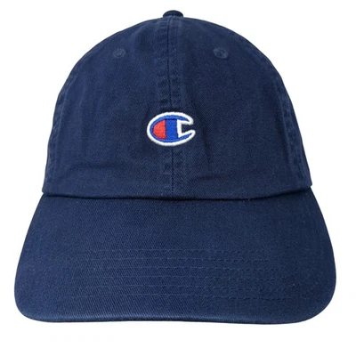 Gorra de béisbol Champion Slideback azul talla única ajustable algodón bordado Foto 1 de 4