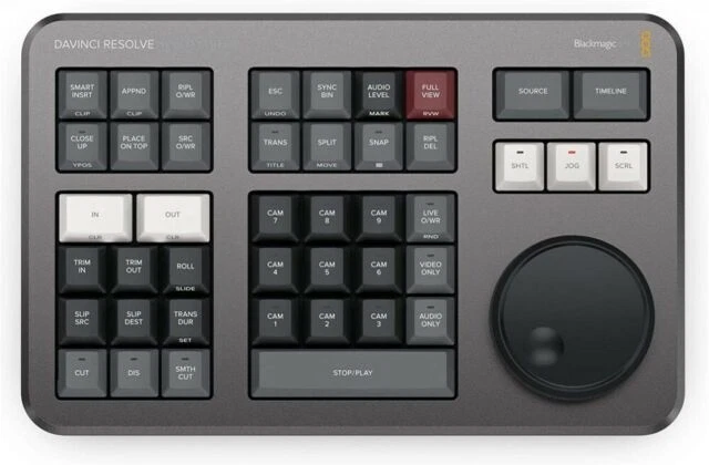 Blackmagic Design DaVinci Resolve Speed Editor - Black