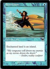 Sea's Claim Magic The Gathering Onslaught Card Light Play X1