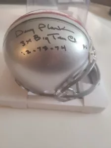 Doug Plank Autographed Ohio State Riddell Mini Helmet JSA Coa - Picture 1 of 5