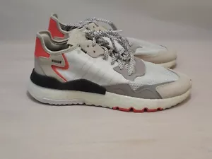 ADIDAS NITE JOGGER WHITE SHOCK RED F34123 NEU GR. 11,5 D NEU OHNE ETIKETT - Bild 1 von 6