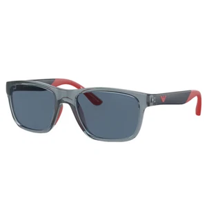 Emporio Armani KIDS EK 4002 507280 Shiny Blue Transparent Plastic Sunglasses - Picture 1 of 3