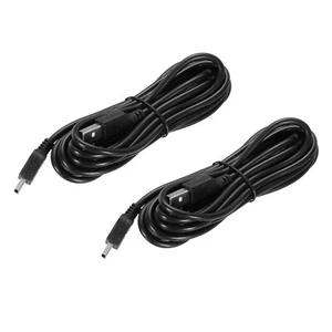 Cable Mini USB 2 Piezas, Cable Mini USB de 10 pies Cable USB a Mini USB, Negro - Imagen 1 de 5