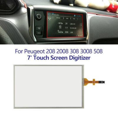 7" Touch Screen Digitizer LAM070G004A for Peugeot 208 2008 308 Citroen C5 C4l F8 - Image 1 of 4