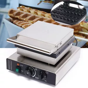 Elektronische kommerzielle elektrische Lolly Waffel Stick Bäcker Maschine Waffeleisen USA - Bild 1 von 16
