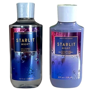 Bath & Body Works STARLIT NIGHT Shower Gel & Body Lotion Bundle Set - Picture 1 of 1