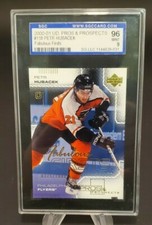 2000-01 Upper Deck Pros and Prospects #118 Petr Hubacek RC 375/1000 SGC 96