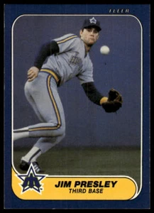 1986 Fleer #473 Jim Presley - Picture 1 of 2