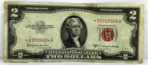 1953C Red Seal $2 Star Note - Picture 1 of 2
