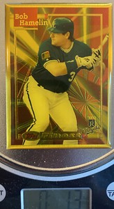 1995 Topps Stadium Club Finest BOB HAMELIN Bronze Metal * 1 Of 4 *Rare Bronze*