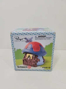 Smurf Blue Red House Schleich 49013  1978 NOB - Picture 1 of 5