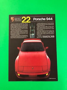 1983 PORSCHE 944 VINTAGE ORIGINAL PRINT AD ADVERTISEMENT - Picture 1 of 1