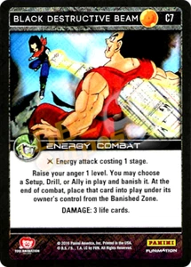 DBZ Dragon Ball Z TCG Panini Perfection C7 Black Destructive Beam Foil - Bild 1 von 1