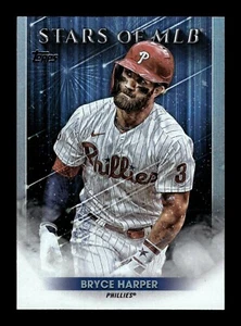 2022 Topps Stars of MLB Insert #SMLB-15 Bryce Harper Philadelphia Phillies - Picture 1 of 2