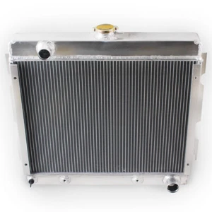 3 Rows Radiator for 1970 1971 1972 Dodge Dart Plymouth Duster Valiant V8 5.2 5.6 - Picture 1 of 12
