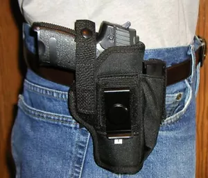 Armalite AR-24 9mm Custom Belt Hip Pistol Holster W Mag Holder USA AR24 AR 24 - Picture 1 of 4