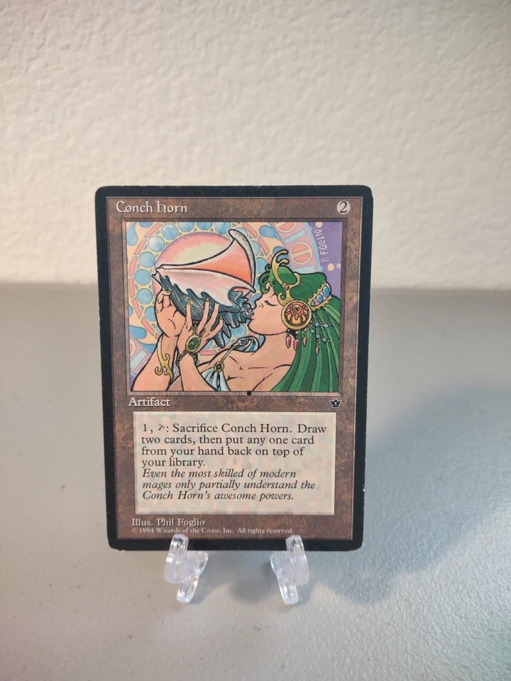 MTG Conch Horn MP Fallen Empires - Image 1 of 2