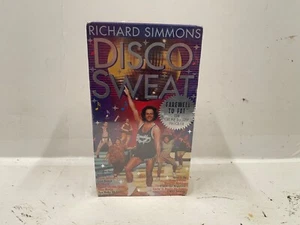 Richard Simmons Disco Sweat Tone & Sweat Double Pack NEW SEALED VHS 018713093875 - Picture 1 of 6
