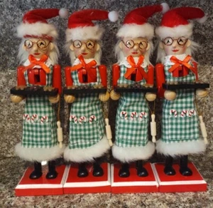 NUTCRACKER MRS. CLAUS 10' TALL WOODEN CHRISTMAS ASHLAND (LOT 4) WHOLESALE - Picture 1 of 10