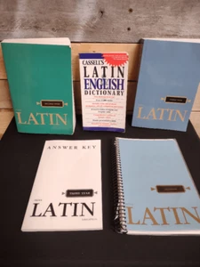 Henle Latin 2nd Year, 3rd Year Books, Grammar, Answer Key, Dictionary - Picture 1 of 6