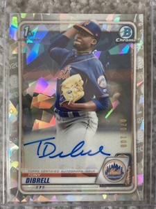 2020 Bowman Chrome Atomic Refractor Tony Dibrell RC Rookie AUTO /100