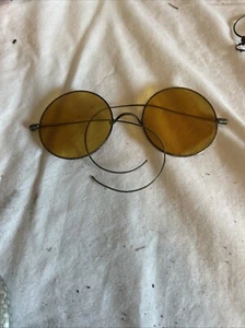 Frühe runde Brille braun rund John Lennon Ben Franklin Harry Potter #1 - Bild 1 von 2