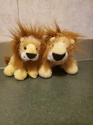  Ganz Webkinz Lil kinz Plush Lion Stuffed Animal Toy Cuddle Brown No Codes 7" 9" - Image 1 of 4
