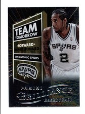 KAWHI LEONARD 2012/13 PANINI BRILLIANCE #10 TEAM TOMORROW ROOKIE CARD RC BC1612