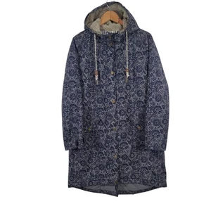Seasalt Plant Hunter Coat UK 14 Floral Sherpa Linining Waterproof Windproof  - Picture 1 of 20