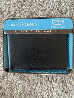 Супертонкий бумажник Joseph Abboud черный  - Изображение 1 из 4