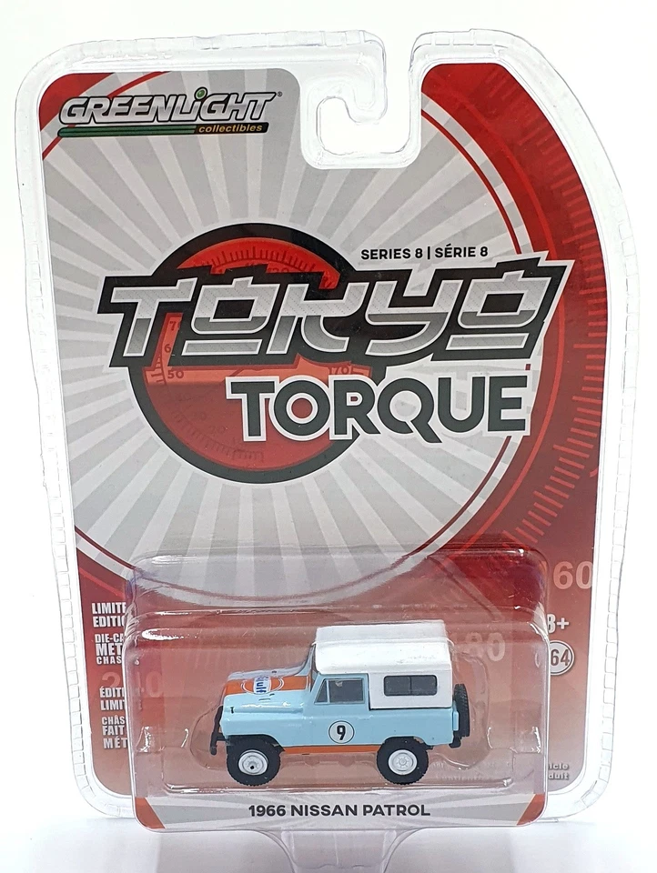 Nissan Patrol 1966 Greenlight escala 1/64 47060-A - azul/blanco Foto 1 de 4