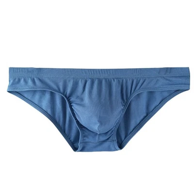 Low Waist Mens Breathable Underwear Briefs with Pouch Comfortable Soft Material - Image 1 of 4