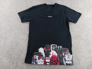 Nike Jordan Large Men Short Sleeve T-Shirt Black Speak In Tounges Graphic Cotton - Picture 1 of 12
