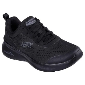 Womens Skechers Dynamight 2.0 - New Heights Black Sneaker Lace Up Shoes - Picture 1 of 6