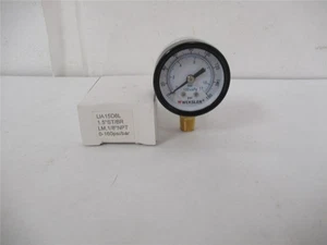 250500 New In Box; Weksler UA15D8L Pressure Gauge 0-160psi 1.5" Face 1/8" Male - Picture 1 of 6