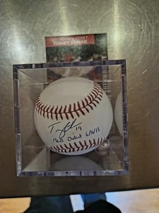 Tommy Edman Autographed "Debut Ball" Fancave Authenticated. - Picture 1 of 8