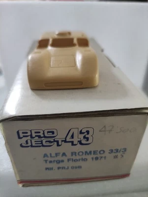 ALFA ROMEO 33/3 Targa Florio/Brands Hatch kit PROJECT43 by BBR PRJ 09B  1/43  - Immagine 1 di 4