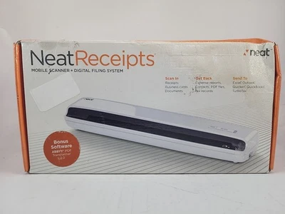 Neat Receipts Mobile Scanner + Digital Filing System Complete - Image 1 of 4
