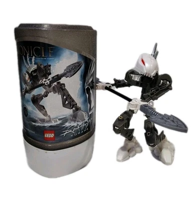 Vtg LEGO Bionicle Mask of Light Rahkshi Kurahk (8588) Action Figure With Box  - Image 1 of 4