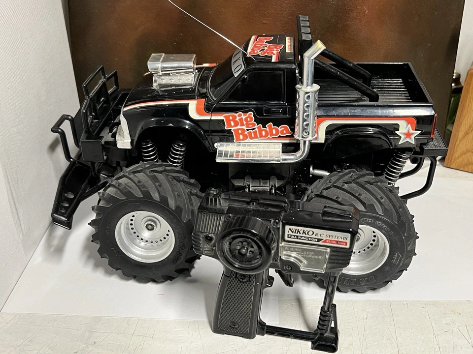 Vintage NIKKO Big Bubba R/C Truck w/ Battery & Remote Control - Untested! - Image 1 of 4