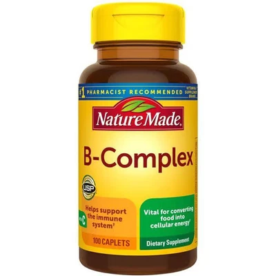 Complejo B Nature Made con Vitamina C 100 Cplts Foto 1 de 2