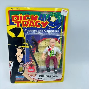 Vintage Dick Tracy Pruneface Actionfigur Coppers Gangsters 1990 Playmates  - Bild 1 von 2