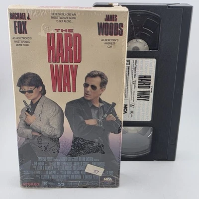 The Hard Way - VHS - 1991 - Michael J Fox - Shrink **Buy 2 Get 1 Free** - Image 1 of 4