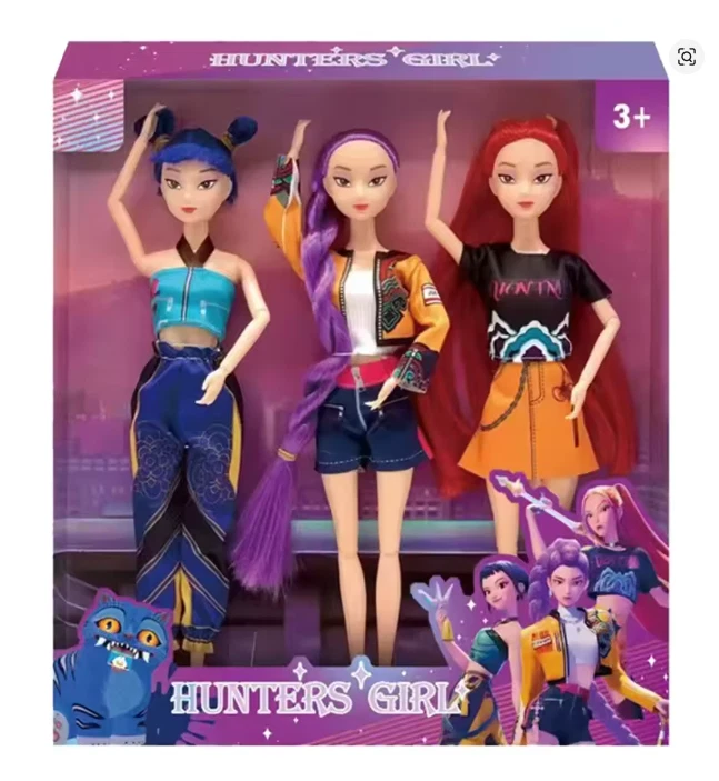 Kpop Devil Hunters Doll Set 3 Dolls Anime Kids - Image 1 of 1