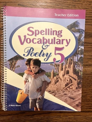 abeka spelling vocabulary poetry 5 - Image 1 of 2