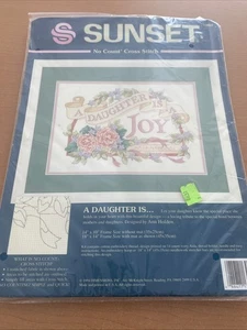 Dimensions 1994 No Count Punto de Cruz “A Daughter Is A Joy” Nuevo - Imagen 1 de 3