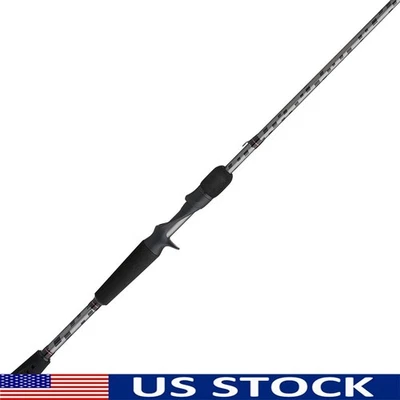 Caña de pescar pesada 7'6" grafito acción rápida mango EVA 12-25LB nueva Foto 1 de 4
