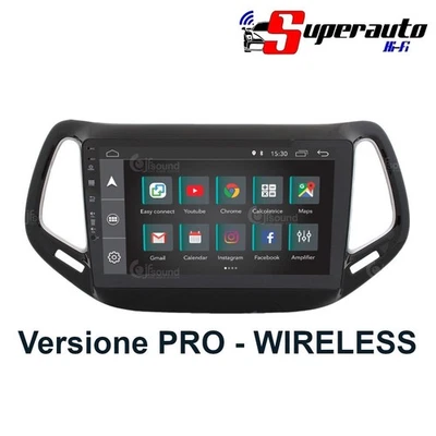 Jfsound JF-031JC-X7C PRO autoradio car tablet 10" fit JEEP COMPASS 16-20 Android - Immagine 1 di 4