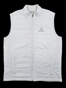 FJ Footjoy Men's Large Light Blue ThermoSeries Full Zip Golf Vest - Picture 1 of 7